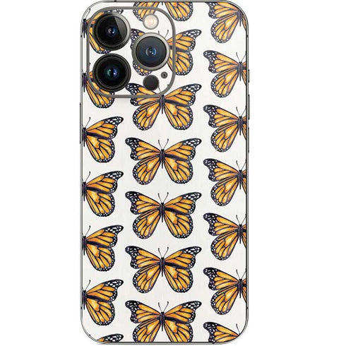 Cat Coq Monarch Butterflies iPhone 14 Pro Skin